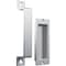 Ekena Millwork 7" Pull Handle & 6" Flush Pull for 2 1/4" Doors, Silver Metallic GB6001PP5076SM - alternate 5